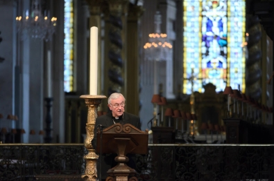 Archbishop Vincent Nichols speaks on Good People (image by Graham Lacdao)
